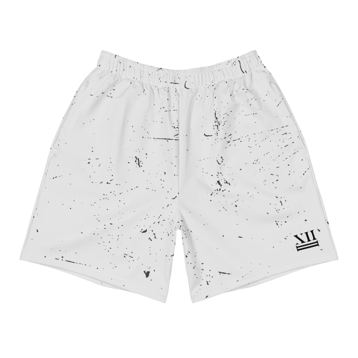 12:2 Logo Branded - Athletic Shorts in Concrete