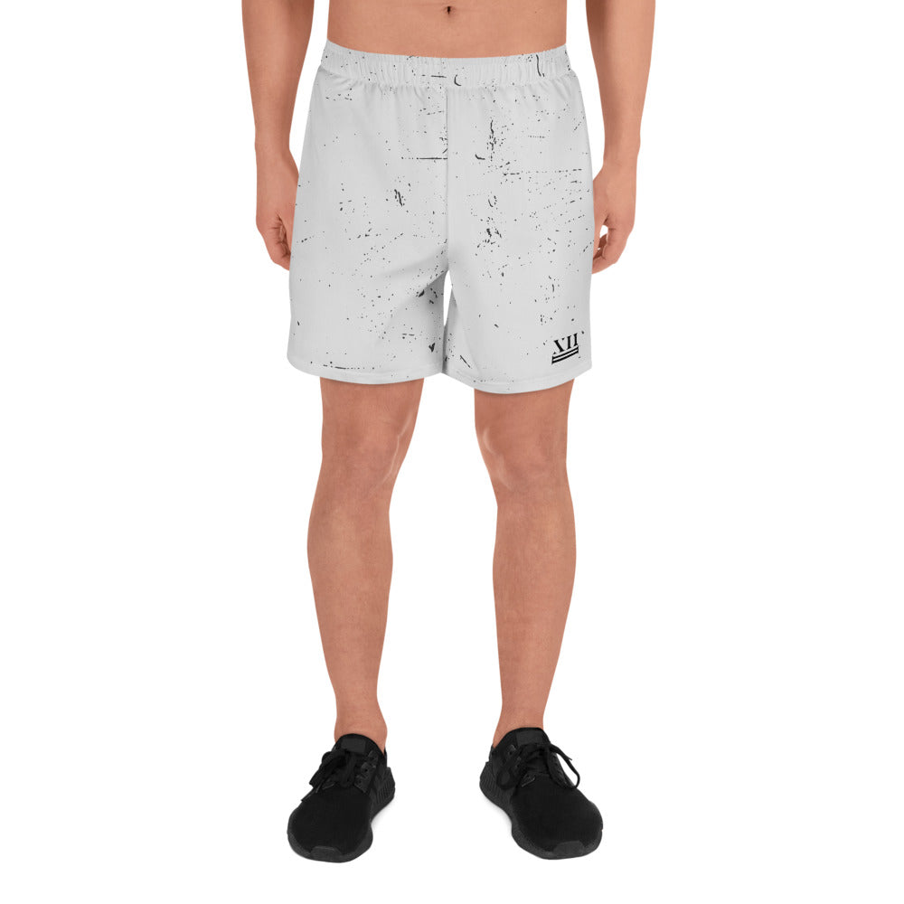 12:2 Logo Branded - Athletic Shorts in Concrete