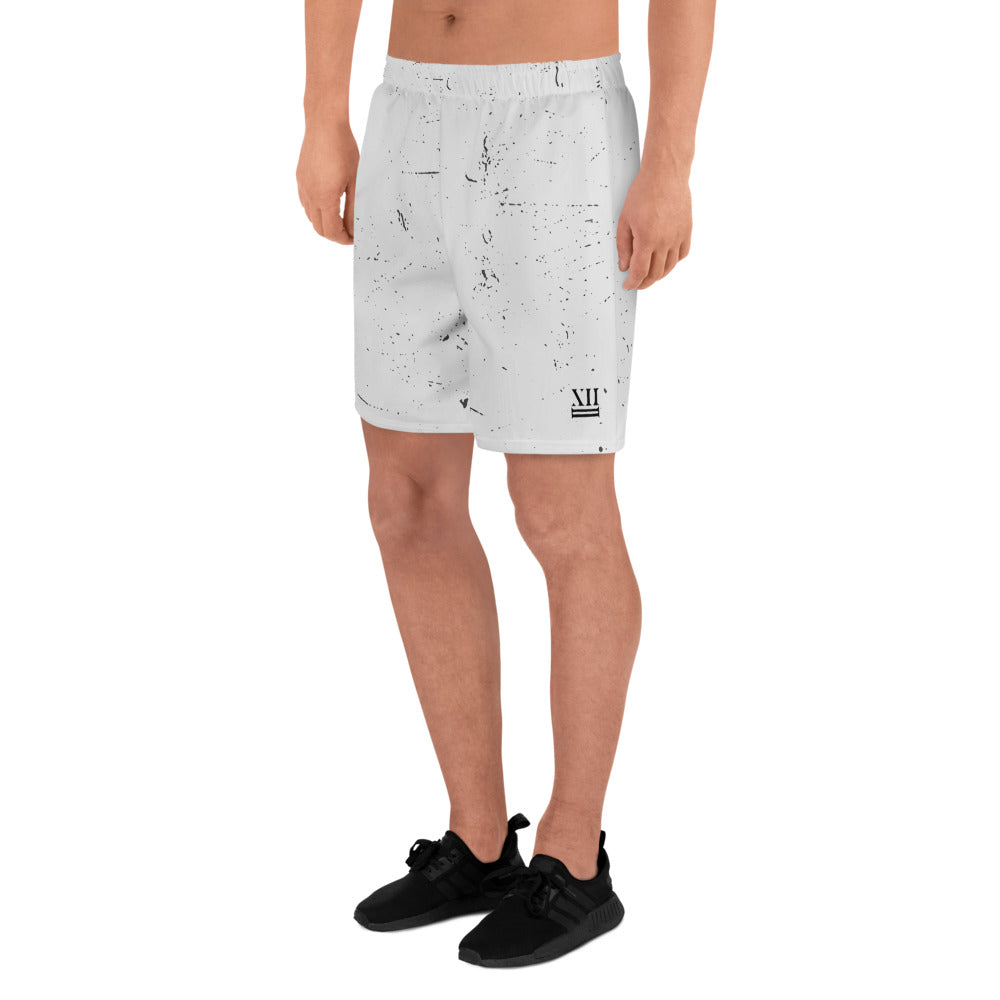 12:2 Logo Branded - Athletic Shorts in Concrete