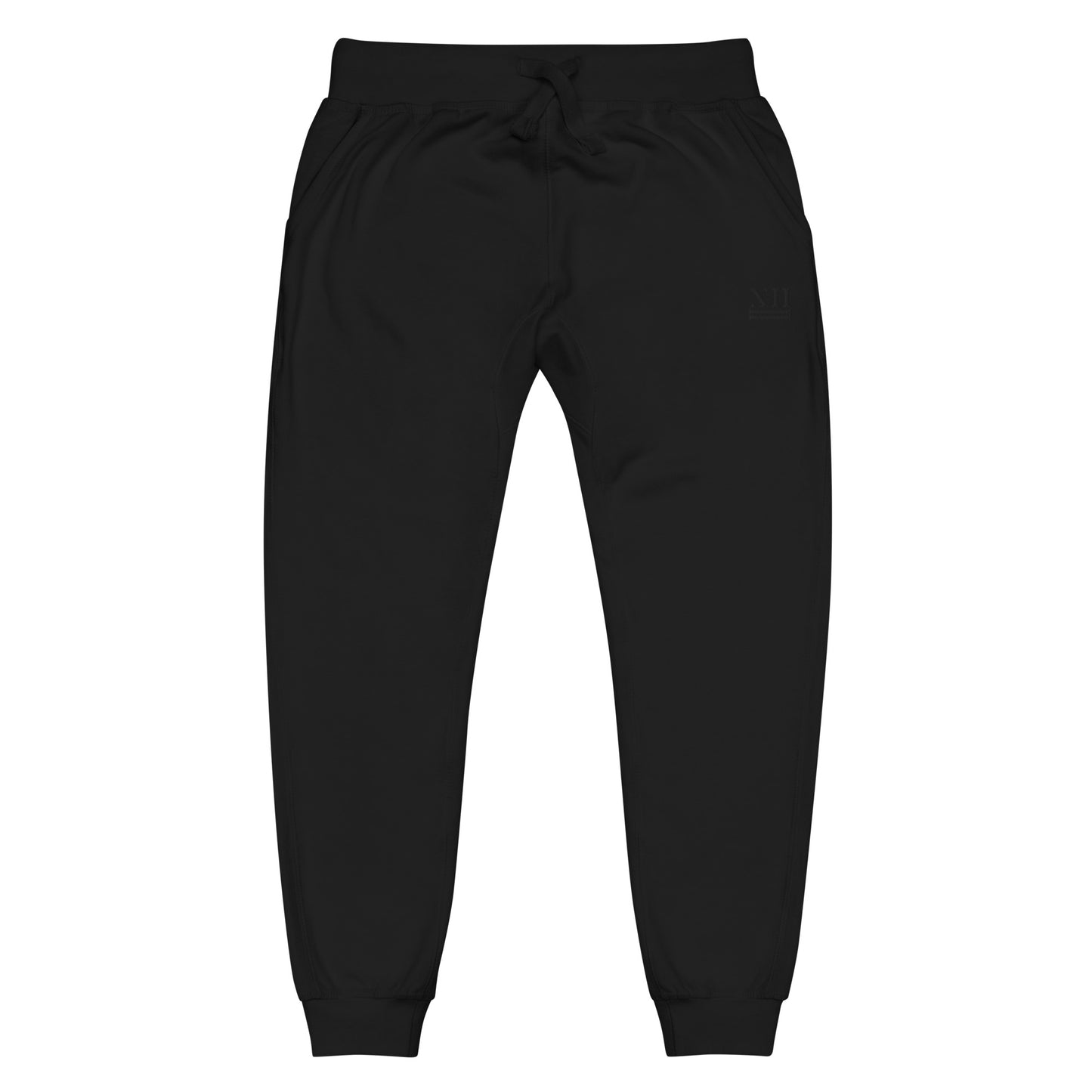 12:2 Logo Branded - Unisex Fleece Sweatpants (Black Design)