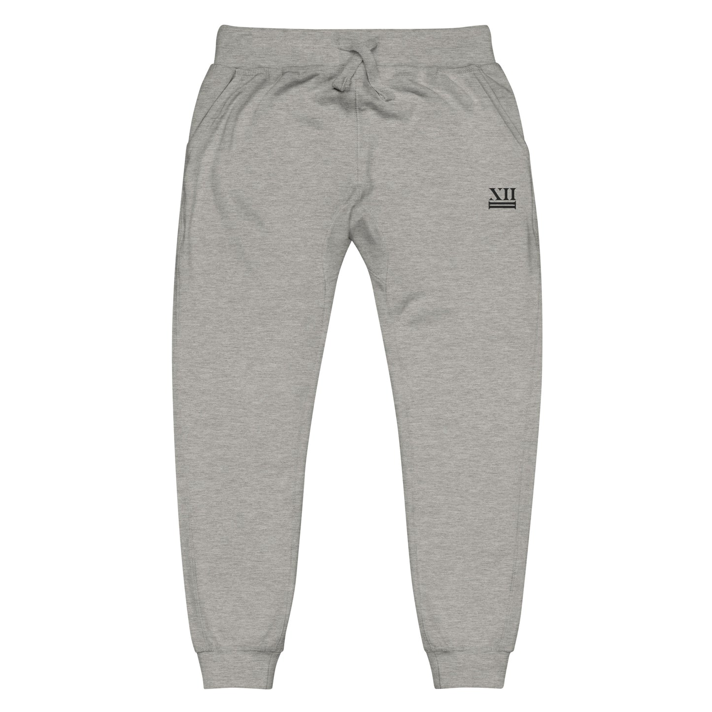 12:2 Logo Branded - Unisex Fleece Sweatpants (Black Design)