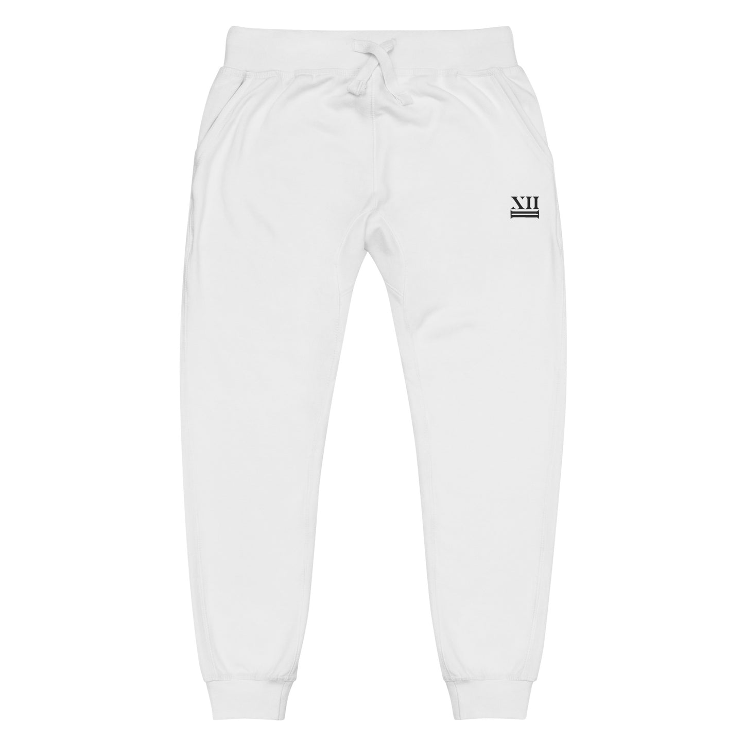 12:2 Logo Branded - Unisex Fleece Sweatpants (Black Design)